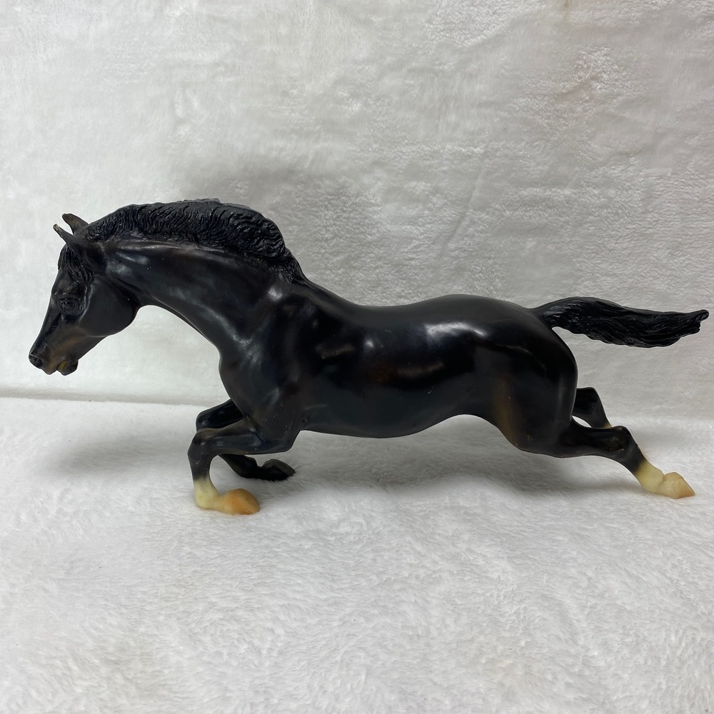 VTG Breyer Horse Starlight The Jumping Horse Black Cowboy Cowgirl Rodeo Farm